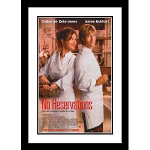  No Reservations 20x26 Framed and Double Matted Movie 