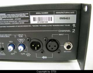 Mackie FR Series 800 Watt Professional Power Amplifier M 800 ~STSI 