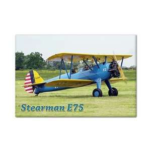  Stearman E75 Vintage Aircraft Fridge Magnet