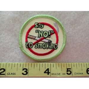  Say No To Smoking Patch 