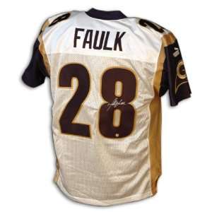   Faulk Uniform   Authentic   Autographed NFL Jerseys