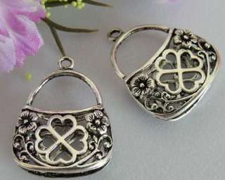 free ship 33pcs tibet silver bag charms pendants #1A18  