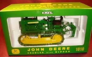   John Deere 1010 Crawler with Ripper 2002 Plow City Toy Farm Show Model