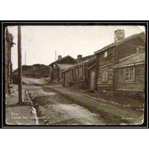   Peros 1968 Postcard Houses Along Dirt Road rppc (rare) Sandnes Books