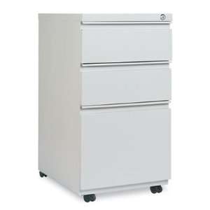  Three Drawer Mobile File Pedestal with Full Length Pull 