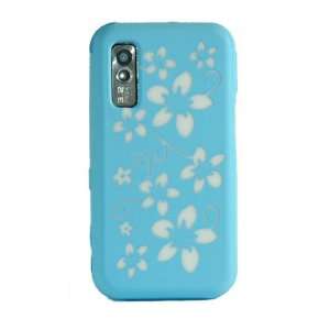  Brand new light blue samsung tocco lite floral silicone 