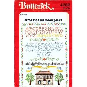   Pattern Americana Samplers Bicentennial Arts, Crafts & Sewing