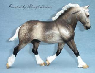 CM Resin Samuel Draft Horse Dapple Grey by Sheryl Leisure LSQ  