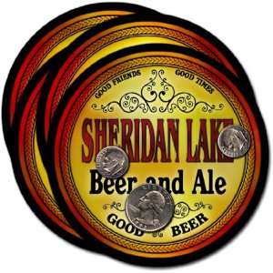  Sheridan Lake , CO Beer & Ale Coasters   4pk Everything 