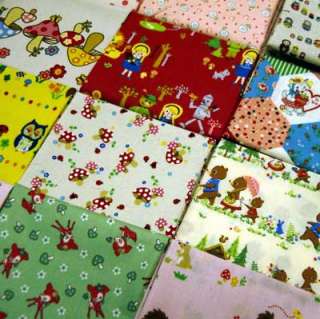 JAPANESE Japan Kokka~Tiny RUSSIAN DOLLS~Fabric 1/2 Yd  