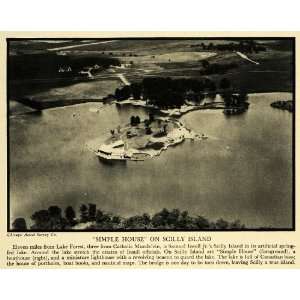  1931 Print Scilly Island Lake Forest Samuel Insull Jr Home Lake 