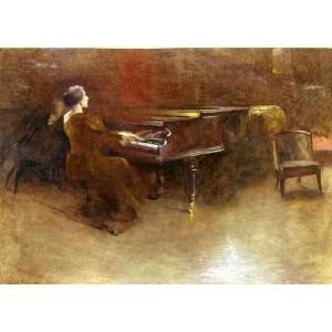   Alexander   24 x 18 inches   At the Piano (aka Helen Hopekirk W