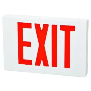 Morris Products 73026 LED Exit Sign, Salida Face Plate Type, Red LED 