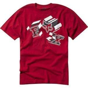  Fox Racing Deactivate T Shirt   Large/Red Automotive