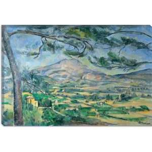 Mont Sainte Victoire with Large Pine Tree 1887 by Paul Cezanne Canvas 