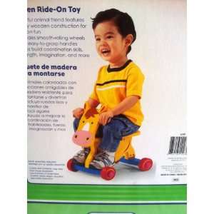  Wooden Donkey Ride on Rider Toy Toys & Games