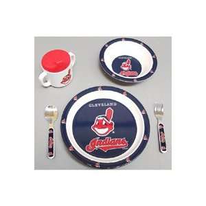  MLB Indians 5 piece Kids Place setting