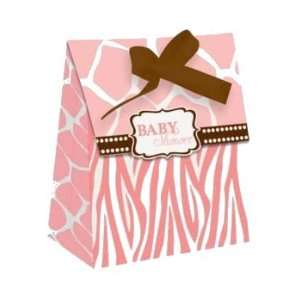  Wild Safari Pink Favor Bags w/Ribbon Health & Personal 