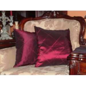  Decorative Burgundy Pillow