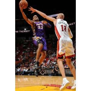  Phoenix Suns v Miami Heat Grant Hill and Zydrunas 