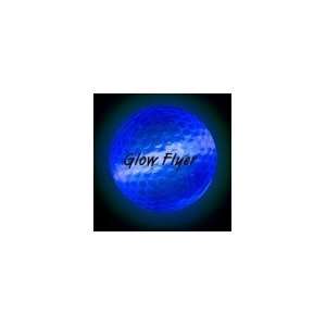  BLUE GLOW FLYER GOLF BALL (with a 1 1/2 Jumbo Lightstick 