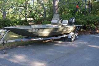 1756VTC Roughneck Jon Boat   Center Console   All welded   2005   60hp 