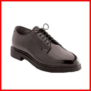 MENS ROTHCO BLACK HI GLOSS LIGHTWEIGHT OXFORDS (military army 