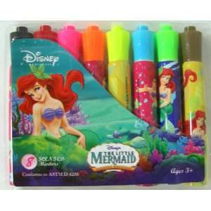  Disney Princess Ariel 8 pcs Drawing Markers set Toys 