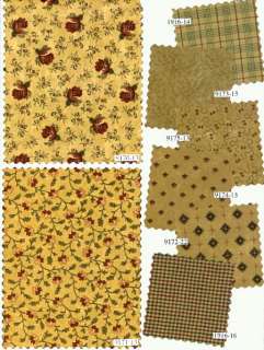 WINTER ROSE Quilt Squares / MODA Fabric CHARMS  