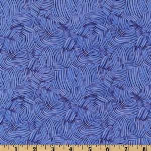  44 Wide Ashleighs Garden Textured Blue Fabric By The 