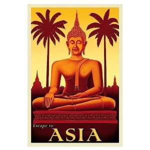  Escape to Asia Finest LAMINATED Print Steve Forney 13x19 