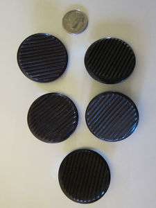 LARGE PLASTIC GROOVED FRONT DECORATIVE BUTTONS  