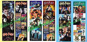 SET  BOOKMARKS HARRY POTTER Ron Hermione Movie 7 Book  