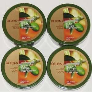  DELON Intense Moisturizing Olive Body Butter 6.9 Oz (4 