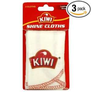 Kiwi Shoe Shine Cloths 2Ct 1 EA (Pack of Grocery & Gourmet Food