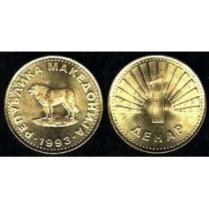   Macedonian Genuine Coin   1 Macedonian Denar 