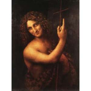   Print Leonardo da Vinci St John the Baptist