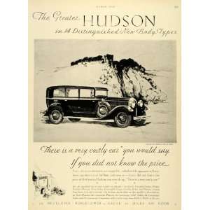  1929 Ad Hudson Automobile Charles Barker Vehicle Car Cliff 