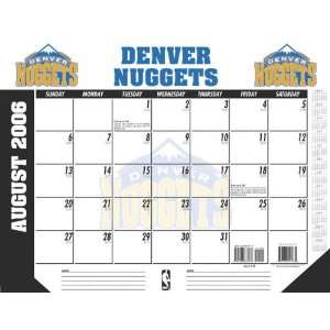 Denver Nuggets 22x17 Academic Desk Calendar 2006 07  
