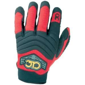  CLC Pit Crew 235RS Power Crew Glove   Red   Small 