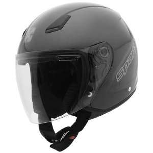  Sparx FC 07 Solid Open Face Helmet Small  Metallic 