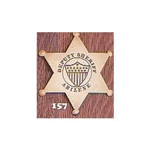  Deputy Sheriff Abilene Western Badge 