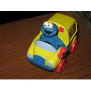  Vintage Cookie Monster Die cast Truck Toy 