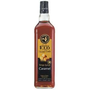 Routin 1883 Flavoring Syrup, Caramel   1L Bottle (Case of 6)  