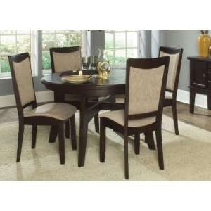  Ashby Round/Oval Leg Dining Table by Liberty   Espresso 