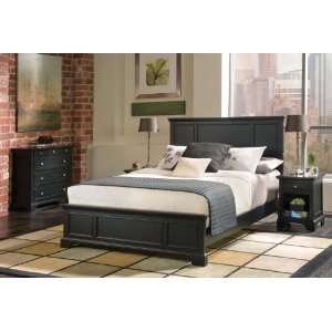    Home Styles Furniture Bedford Black Queen Bed