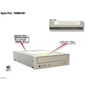 Compaq Int. 24X CD Rom Drive for DeskPro 4000, 6000   Refurbished 