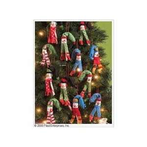  All Bent Up Candy Cane Covers Felt Applique Kit 1 1/4x8 