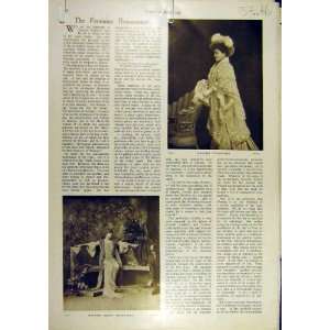  1914 Sarah Bernhardt Tetrazzini Ward Curie Women