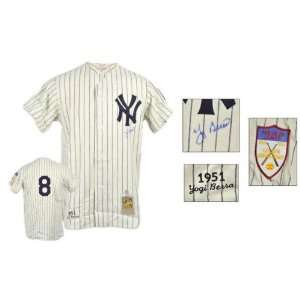  Yogi Berra Autographed Jersey  Details New York Yankees 